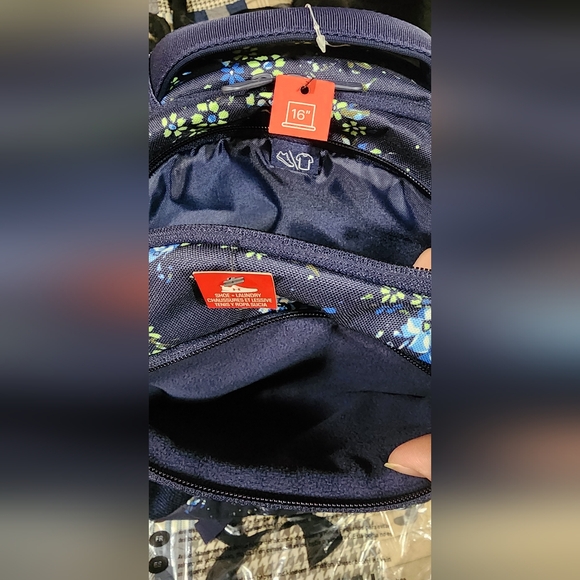 Under Armour Navy Floral Backpack - Picture 4 of 5